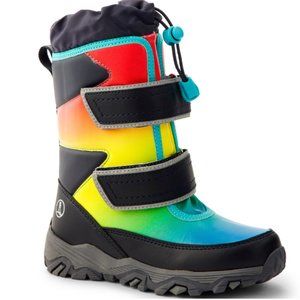 Lands End Toddler Snow Flurry Insulated Winter Boots NWT